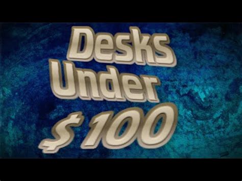 Top 5 PC Desks Under $100 - YouTube