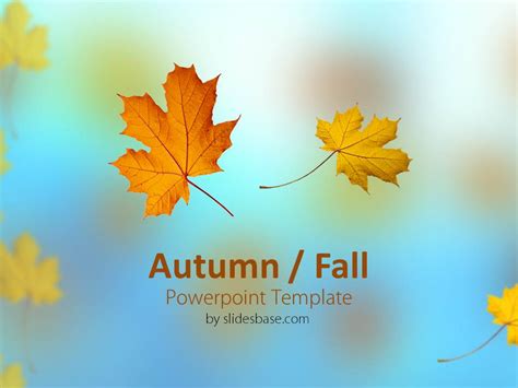Autumn / Fall Powerpoint Template | Slidesbase