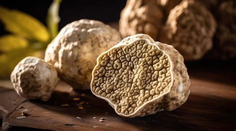 Premium AI Image | delicious white alba truffle