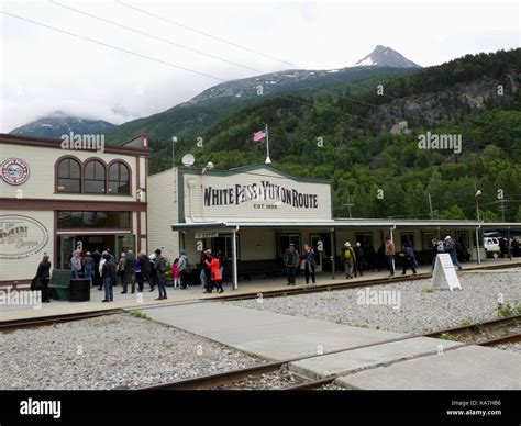 White Pass & Yukon Railroad, Skagway, Alaska, USA Stock Photo - Alamy