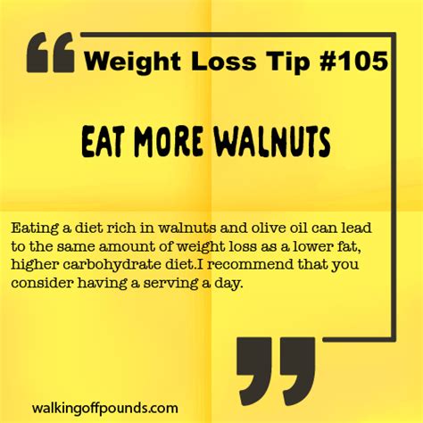 Weight loss tip: Eat More Walnuts – Walking Off Pounds