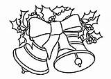 Christmas bells coloring Pages To Download And Print For Free sketch template