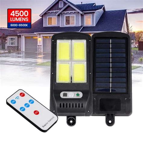 Promo Lampu Taman/Jalan/Pagar LED Solar Cell Tenaga Surya Matahari + Remote - 4 LED COB Diskon ...