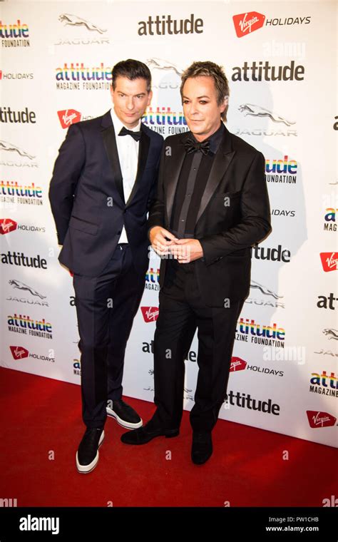 London, UK. 10th Oct 2018. Julian Clary & Ian Mackley at the VIRGIN HOLIDAYS ATTITUDE AWARDS ...