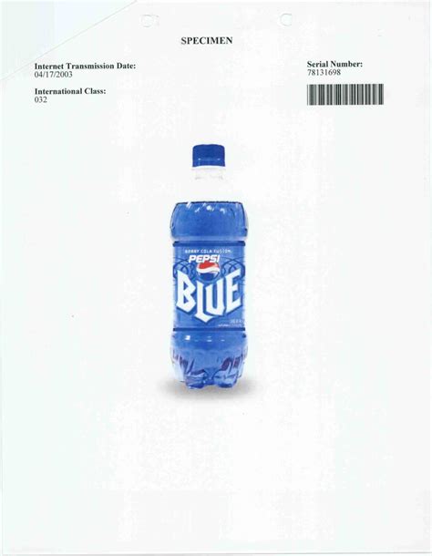 Tantalizing Trademarks™: Is Pepsi Blue Making a Comeback? A Recent Trademark Application Suggests So