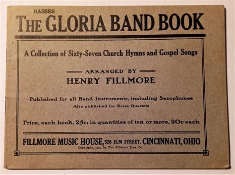 Gloria Band Book, the : A Collection of Sixty-Seven Church Hymns and ...