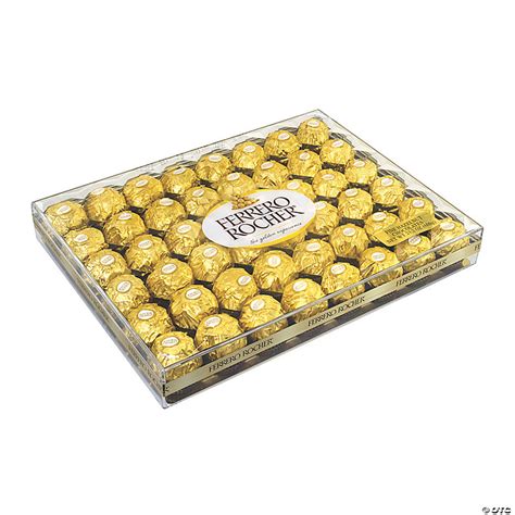 FERRERO ROCHER Hazelnut Chocolate Diamond Gift Box, 48 Pieces | MindWare