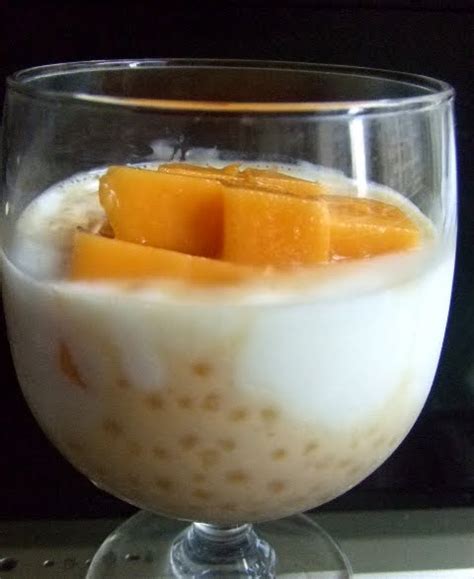 Happy Cup: 芒果西米露 Mango & Tapioca Pearls Dessert