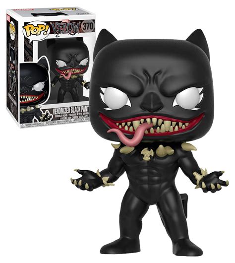 Funko POP! Marvel Venom #370 Venomized Black Panther - New, Mint Condition