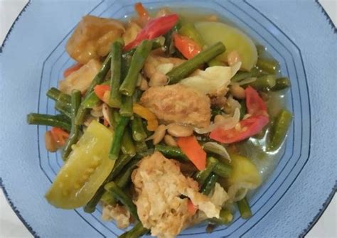 Resep Sayur Kacang Panjang Tofu Tauco ala Anak Kost oleh Fitri Evelina ...