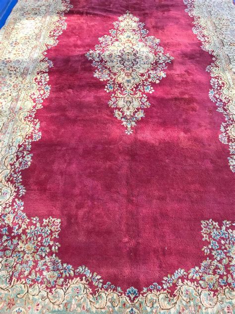 Vintage Handmade Victorian Oriental Area Rug, Palace Size, Lush Colors ...