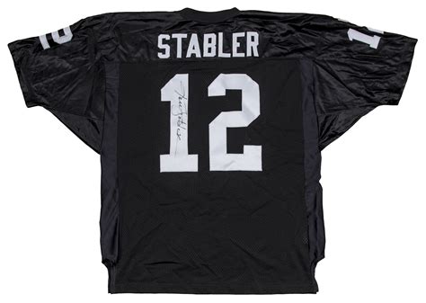 Lot Detail - Ken Stabler Signed Oakland Raiders Home Jersey (JSA)