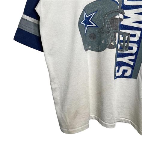 NFL Dallas Cowboys Vintage 80s Graphic Jersey... - Depop