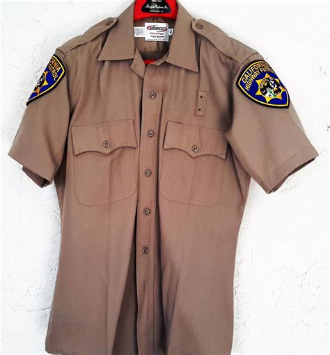 California Highway Patrol CHP Police uniform shirt 15 1/2. | Etsy