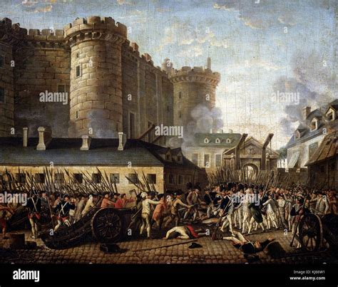 Storming of the Bastille (July 14, 1789) 1789 Stock Photo - Alamy