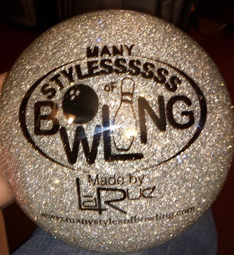 Many Styles 300 Silver Glitter Bowling Ball