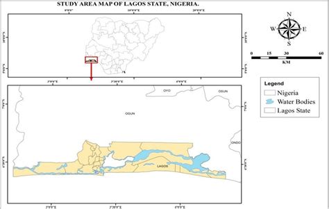 The map of Lagos state. | Download Scientific Diagram