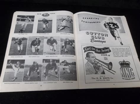 Lot Detail - December 22, 1946 AAFC Championship Game Program- New York ...