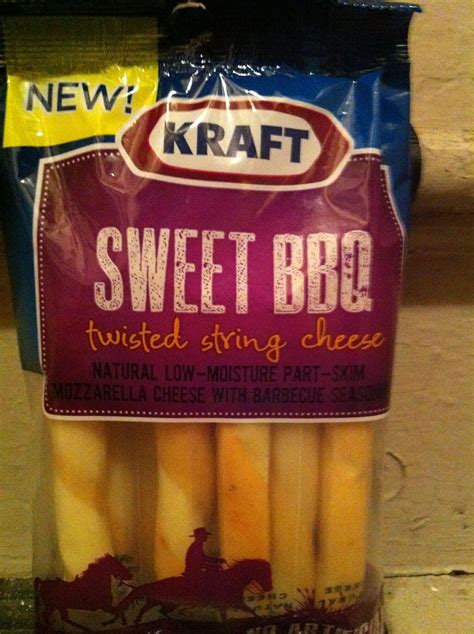 Kraft sweet BBQ twisted string cheese Discontinued Food, String Cheese ...