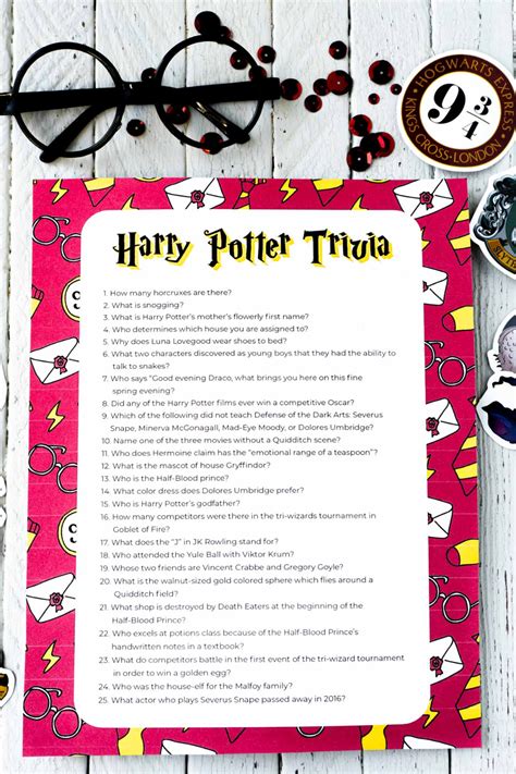 Harry Potter Trivia Questions | Harry potter trivia questions, Harry potter facts, Harry potter ...