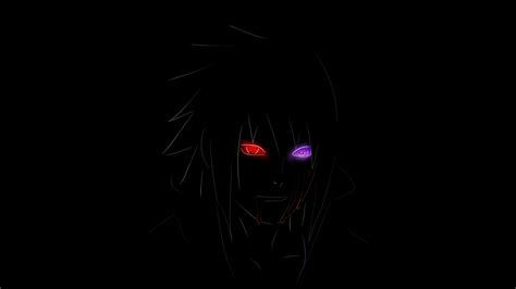 Sasuke Uchiha Wallpaper 4K, Naruto, AMOLED, Black background