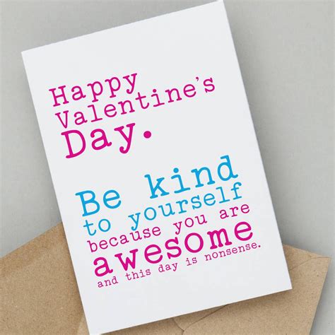 Valentine Card For Single Friends By So Close | Funny valentines cards for friends, Valentines ...