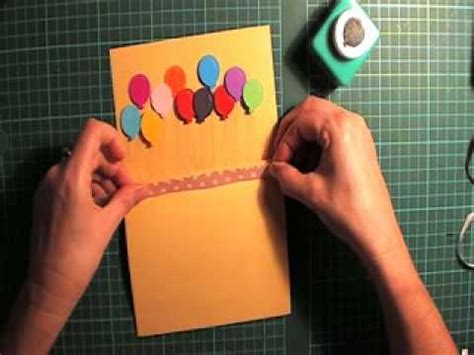 pop up Balloon card - YouTube