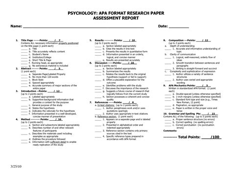 Research Paper Format - Fotolip