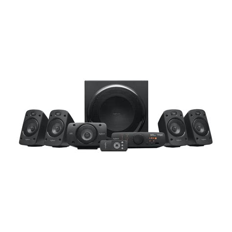 Logitech Z906 5.1 Surround Sound Speaker System with Subwoofer, THX Do ...