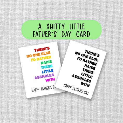 FUNNY FATHER'S DAY Card From Wife/partner There's No - Etsy