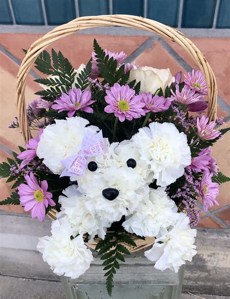 Puppy basket in Highland, CA | Hilton's Flowers