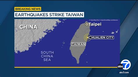 7.4 earthquake strikes eastern coast of Taiwan; damage still being evaluated - ABC7 Chicago