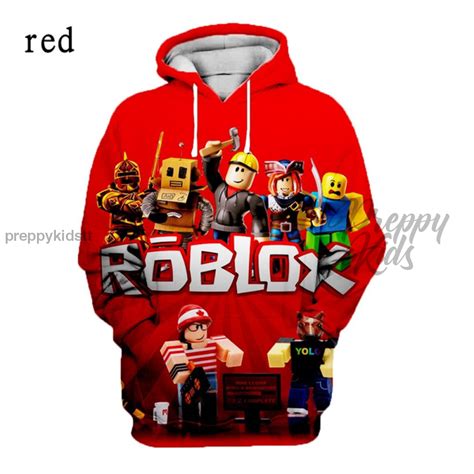 ROBLOX Hoodie Red Fusion Crew – Preppy Kids (Grand Bazaar)