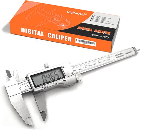 Stainless Steel Digital Caliper measuring device for inside, outside ...