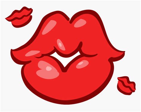 Vector Illustration Of Mouth Lips Blowing Kisses - Cartoon Lips Blowing Kiss, HD Png Download ...