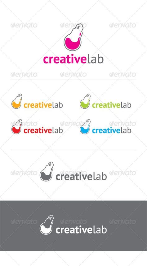 Creative Lab Logo #GraphicRiver Excellent logo for creative industries ...