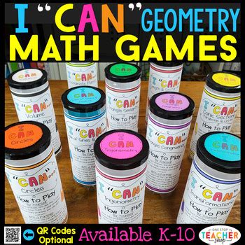 Geometry Math Games | Geometry Review BUNDLE by One Stop Teacher Shop