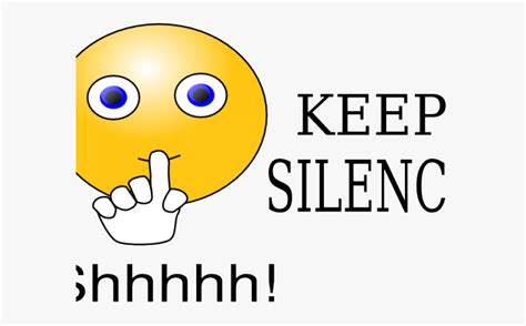 Please Observe Silence Signs , Free Transparent Clipart - ClipartKey