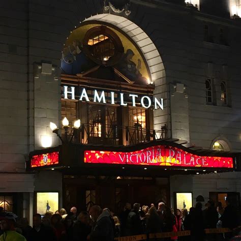 Hamilton At The Victoria Palace Theatre London Review | Food and Other ...