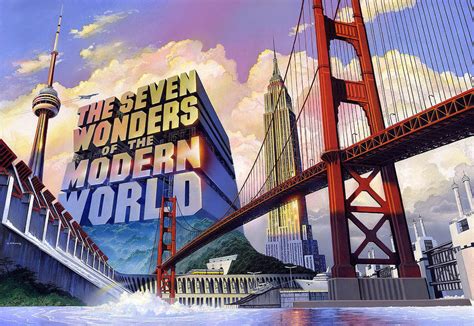 Seven Wonders of the Modern World by AlanGutierrezArt on DeviantArt