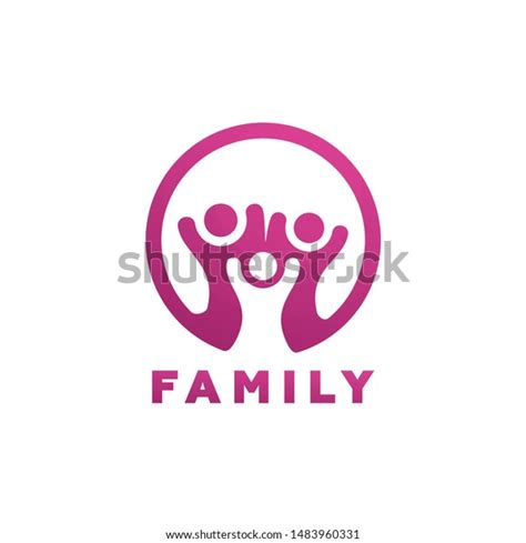 Family Logo Template Design Vector Emblem Stock Vector (Royalty Free) 1483960331 | Shutterstock