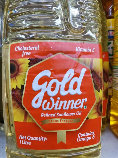 GOLD WINNER NATURAL SUNFLOWER OIL 1L | Lazada