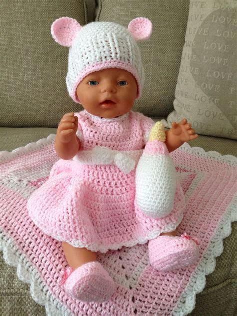 Crochet 12 Baby Doll Clothes Patterns Free Bitty Baby Crochet Patterns # ...