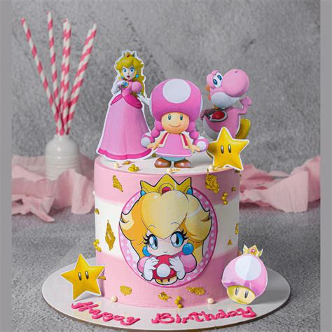 Delightful Princess Peach Cake | For Princess Themed Parties