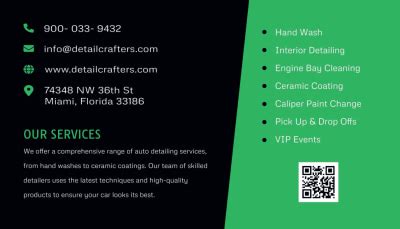 Auto Detailing Business Card Template | MyCreativeShop