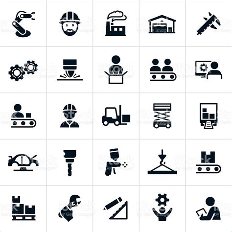 Manufacturing Icon Vector #374804 - Free Icons Library