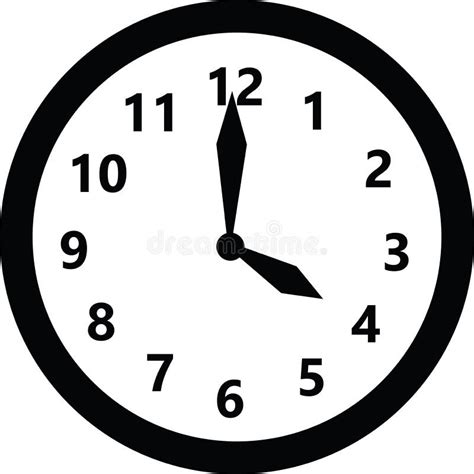 Clock Four O Clock Stock Illustrations – 81 Clock Four O Clock Stock ...