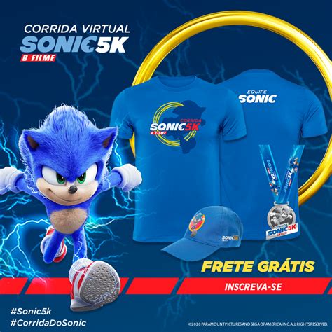 Corrida virtual do Sonic