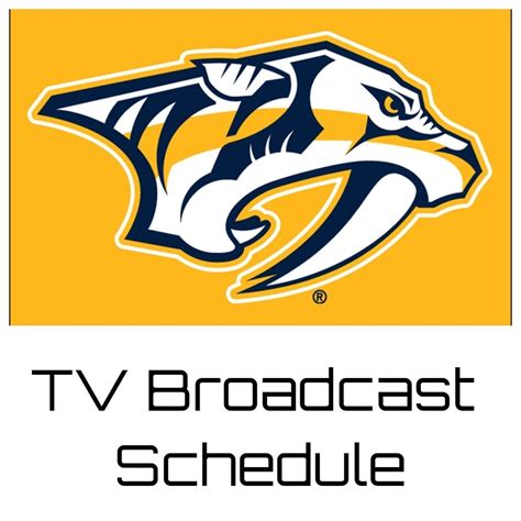 Nashville Predators TV Broadcast Schedule 2023-24 | Bally Sports South