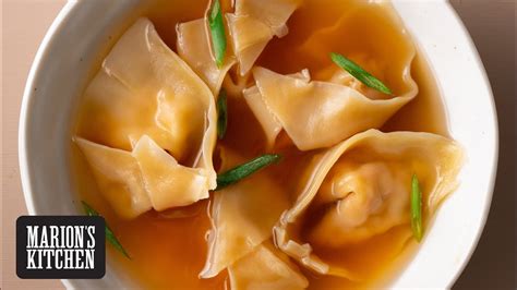 How To Make Wonton Soup - Marion's Kitchen - YouTube